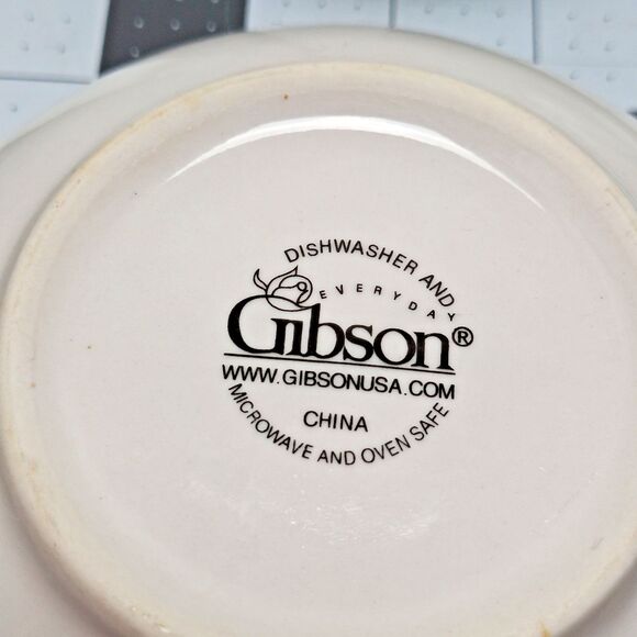 4 Piece Gibson Noel Morning Bowls Christmas Tree Holly Berry Replacements - Picture 7 of 8